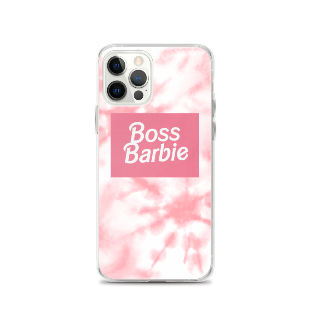 pink boss barbie Clear Case for iPhone®