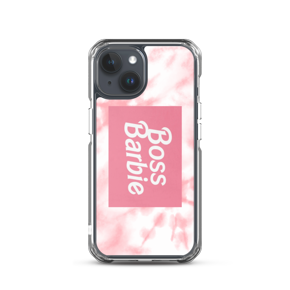boss barbie pink Clear Case for iPhone®