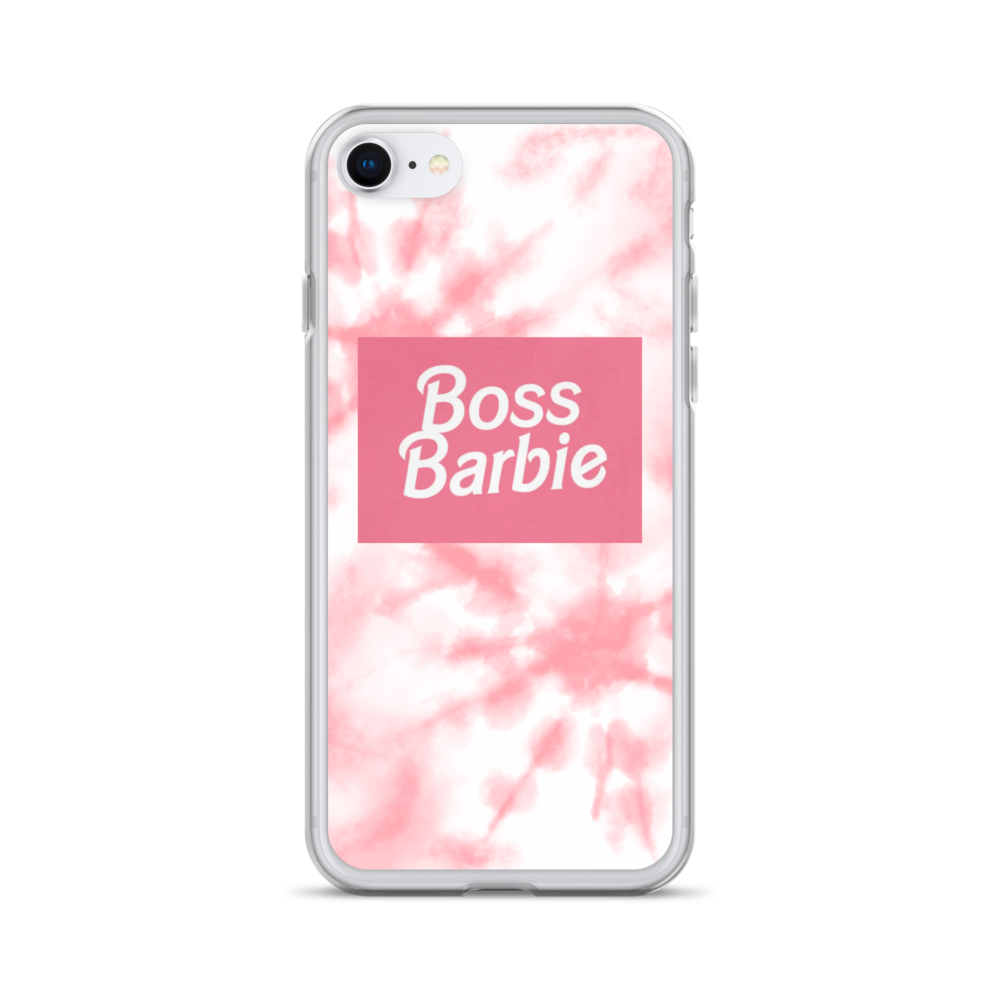 pink boss barbie Clear Case for iPhone®