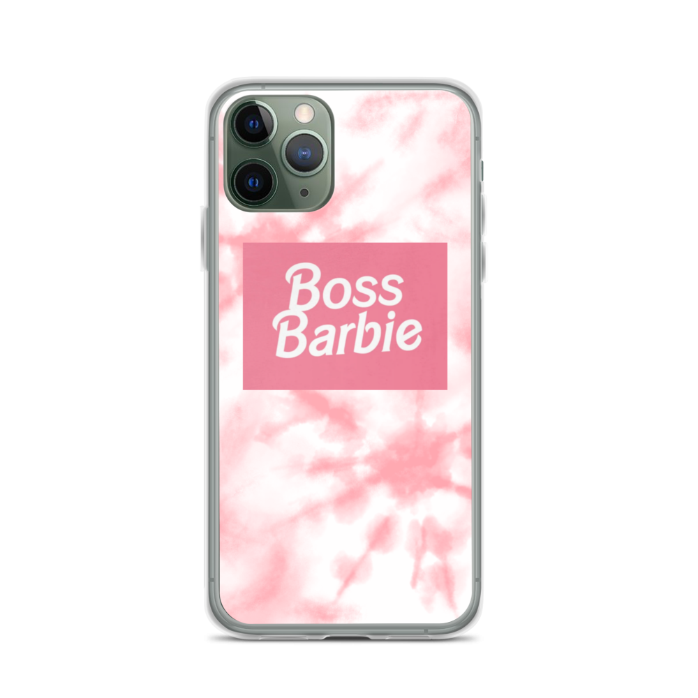 pink boss barbie Clear Case for iPhone®