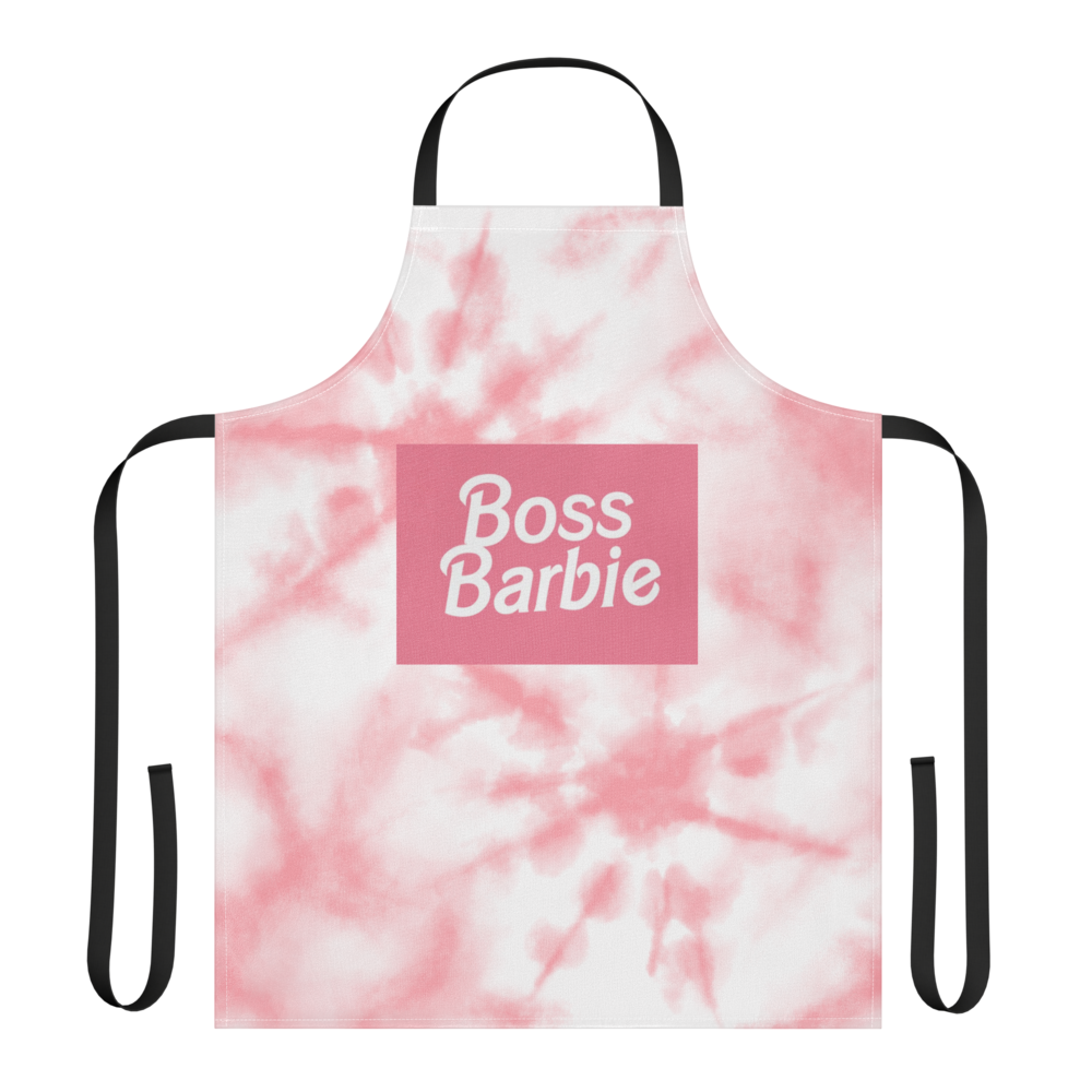 pinafore pink boss barbie  Strap Apron cute