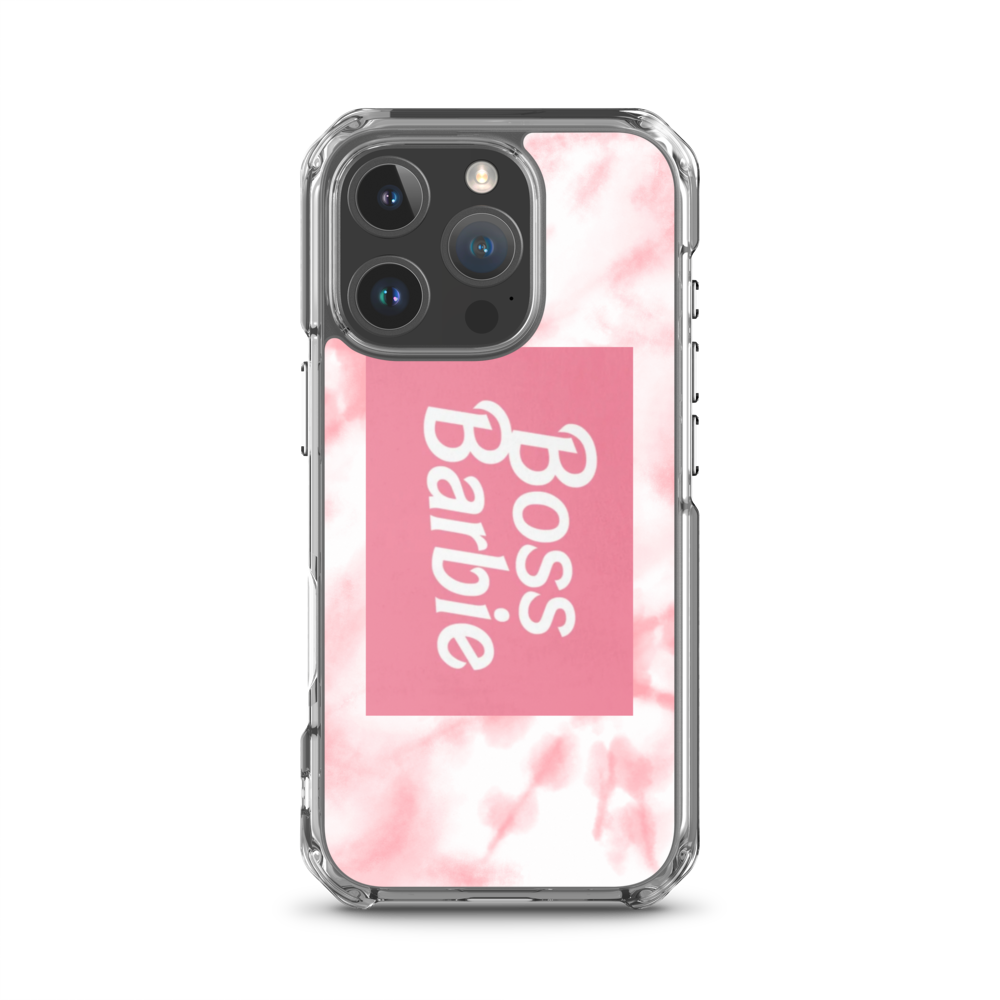 boss barbie pink Clear Case for iPhone®