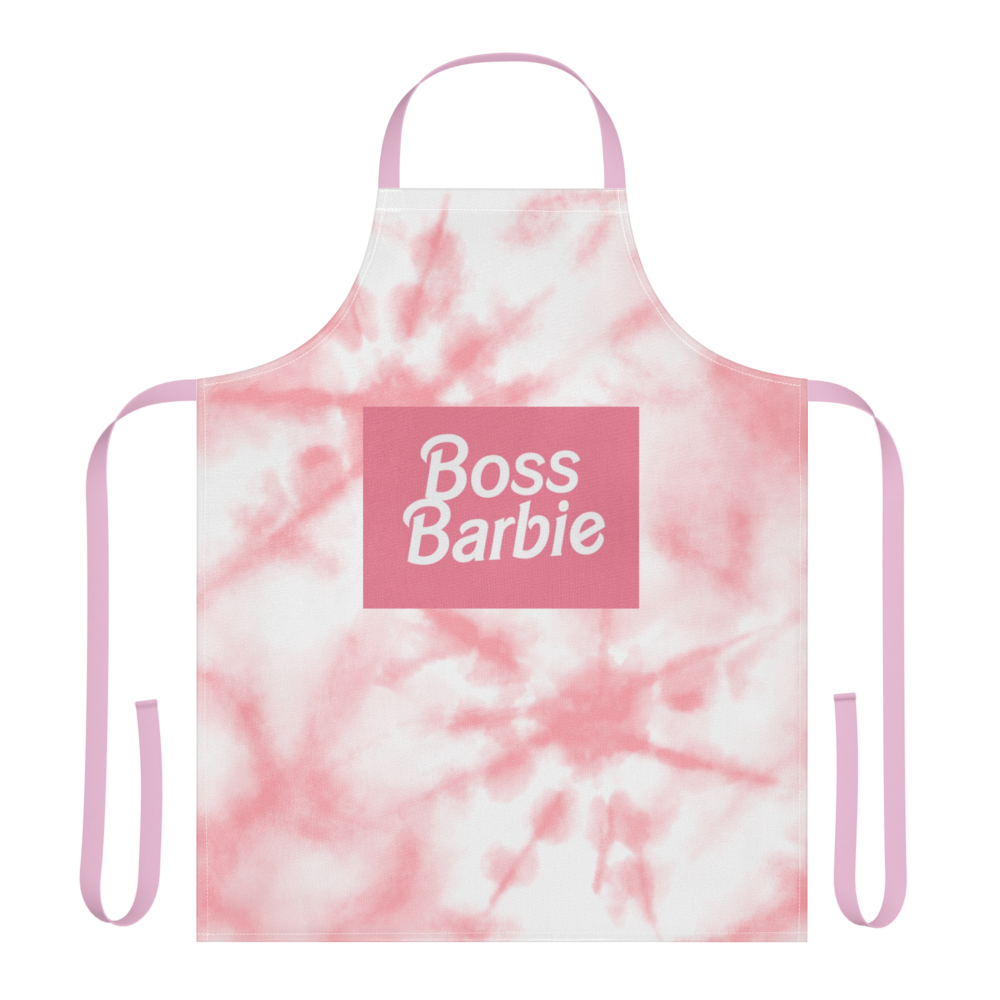 pinafore pink boss barbie  Strap Apron cute