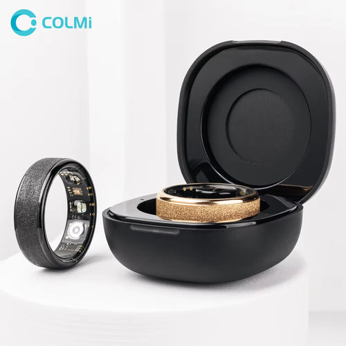 2024  R10 Smart Ring for Men Women, with Charging Case 39 Days Battery Life, Health and Sleep Monitor, 5ATM Waterproof