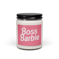 Boss barbie pink girly Scented Soy Candle, 9oz