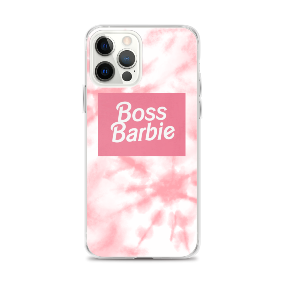 pink boss barbie Clear Case for iPhone®
