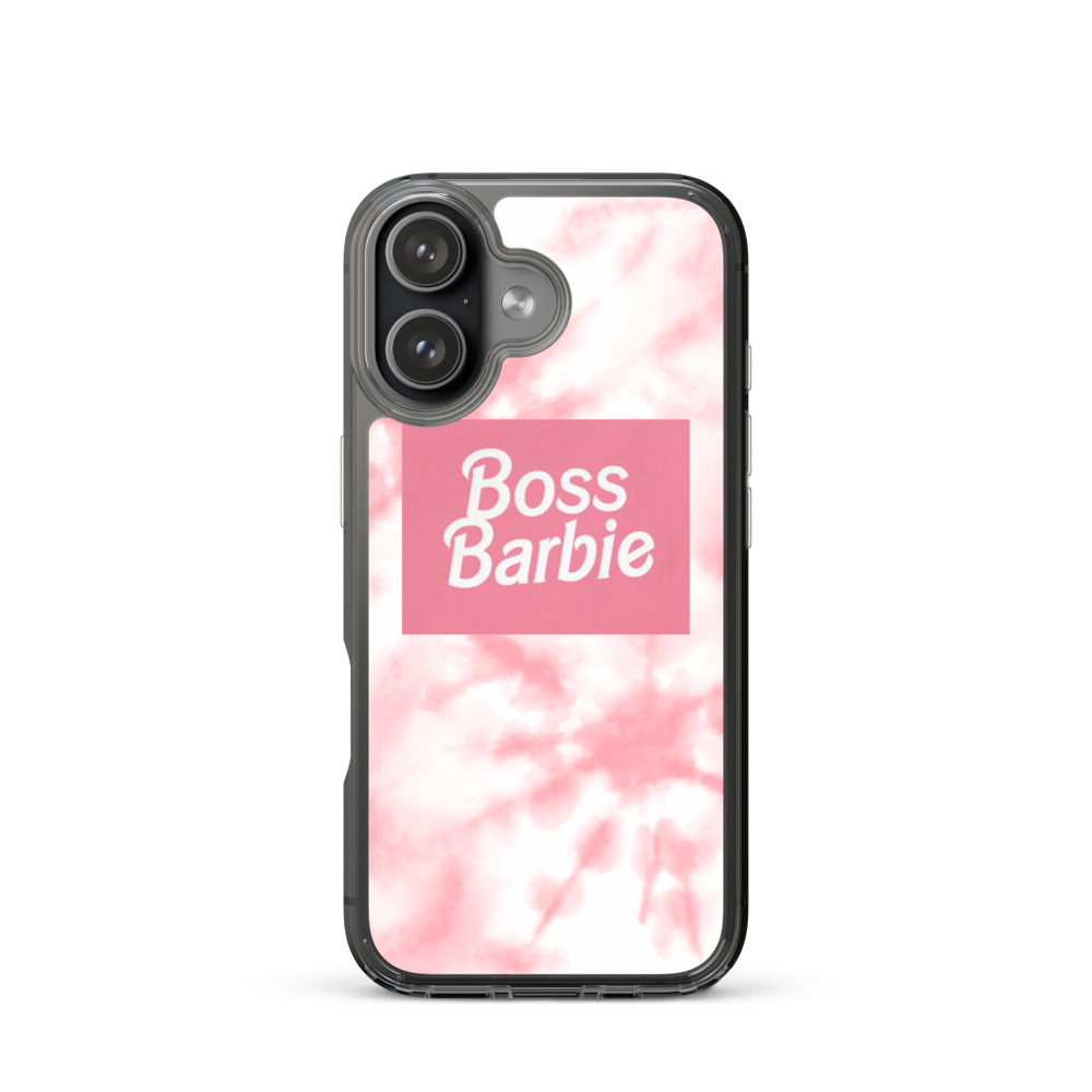 pink boss barbie Clear Case for iPhone®