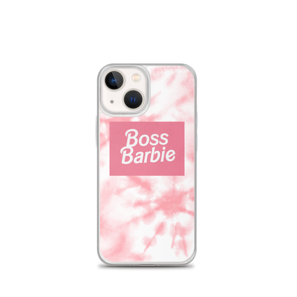 pink boss barbie Clear Case for iPhone®