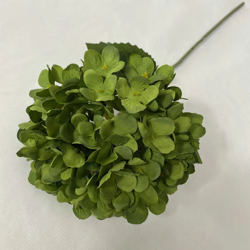 Artificial Flowers Cheap Silk Hydrangea Bride Bouquet Wedding New Year Decoration Home Accessories for Vase Plants Arrangement