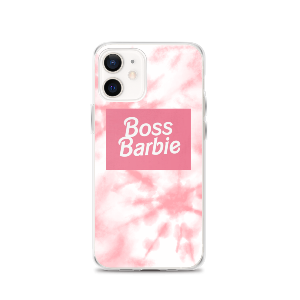 pink boss barbie Clear Case for iPhone®