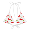 cherry kirsche Recycled Padded String Bikini Top