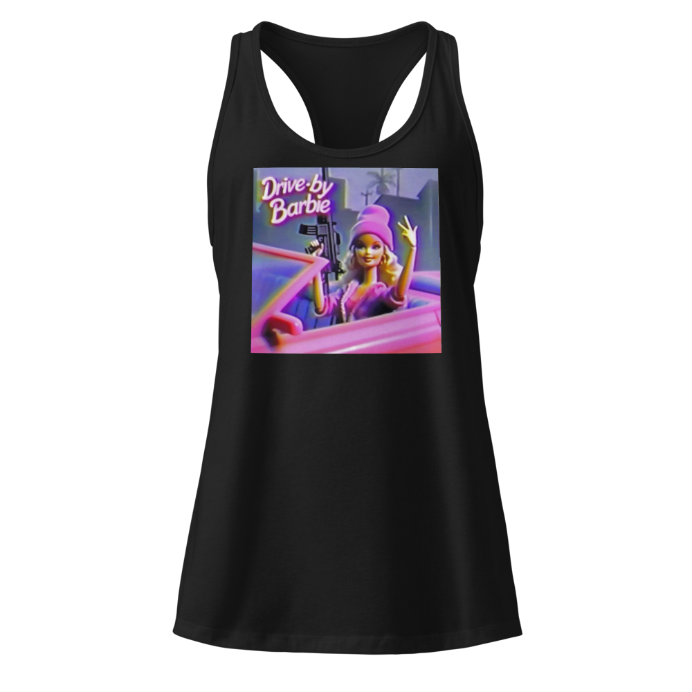 barbie gangsta Women's Ideal Racerback Tank Top | Next Level 1533