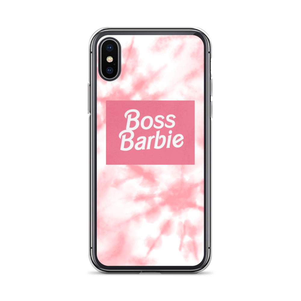 pink boss barbie Clear Case for iPhone®