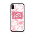 pink boss barbie Clear Case for iPhone®