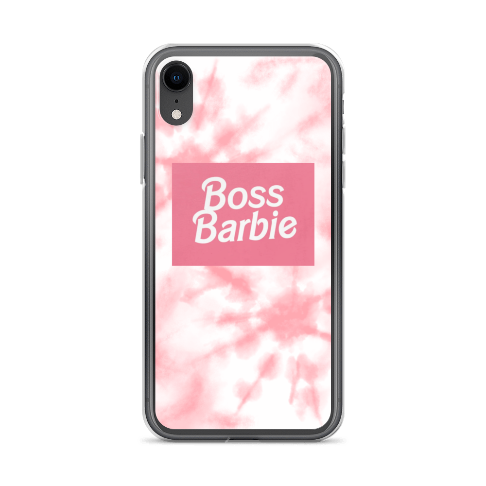 pink boss barbie Clear Case for iPhone®
