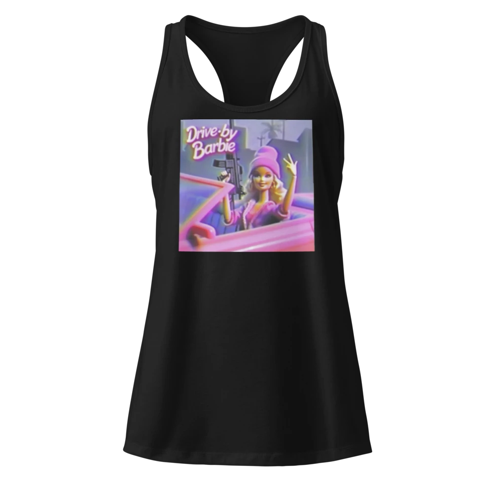 barbie gangsta Women's Ideal Racerback Tank Top | Next Level 1533