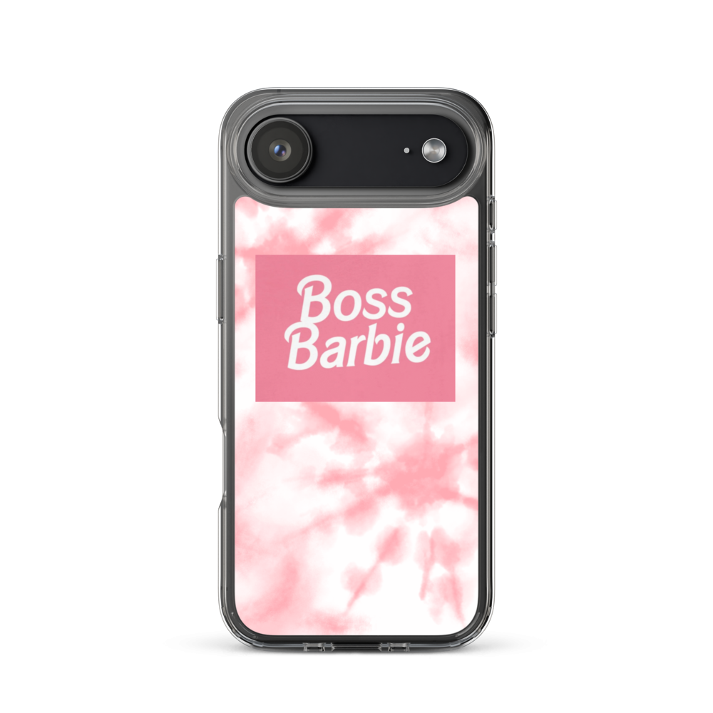 pink boss barbie Clear Case for iPhone®