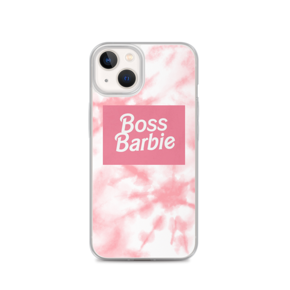 pink boss barbie Clear Case for iPhone®