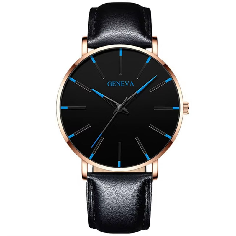 Reloj Hombre 2023 Watch Men Minimalist Ultra Thin Watches Men'S Fashion Stainless Steel Mesh Belt Quartz Watch Relogio Masculino