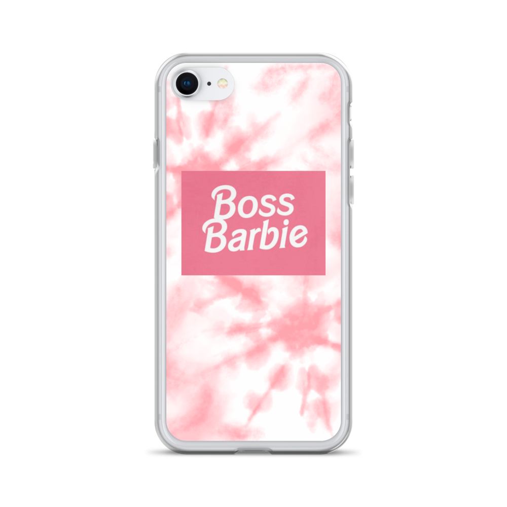 pink boss barbie Clear Case for iPhone®