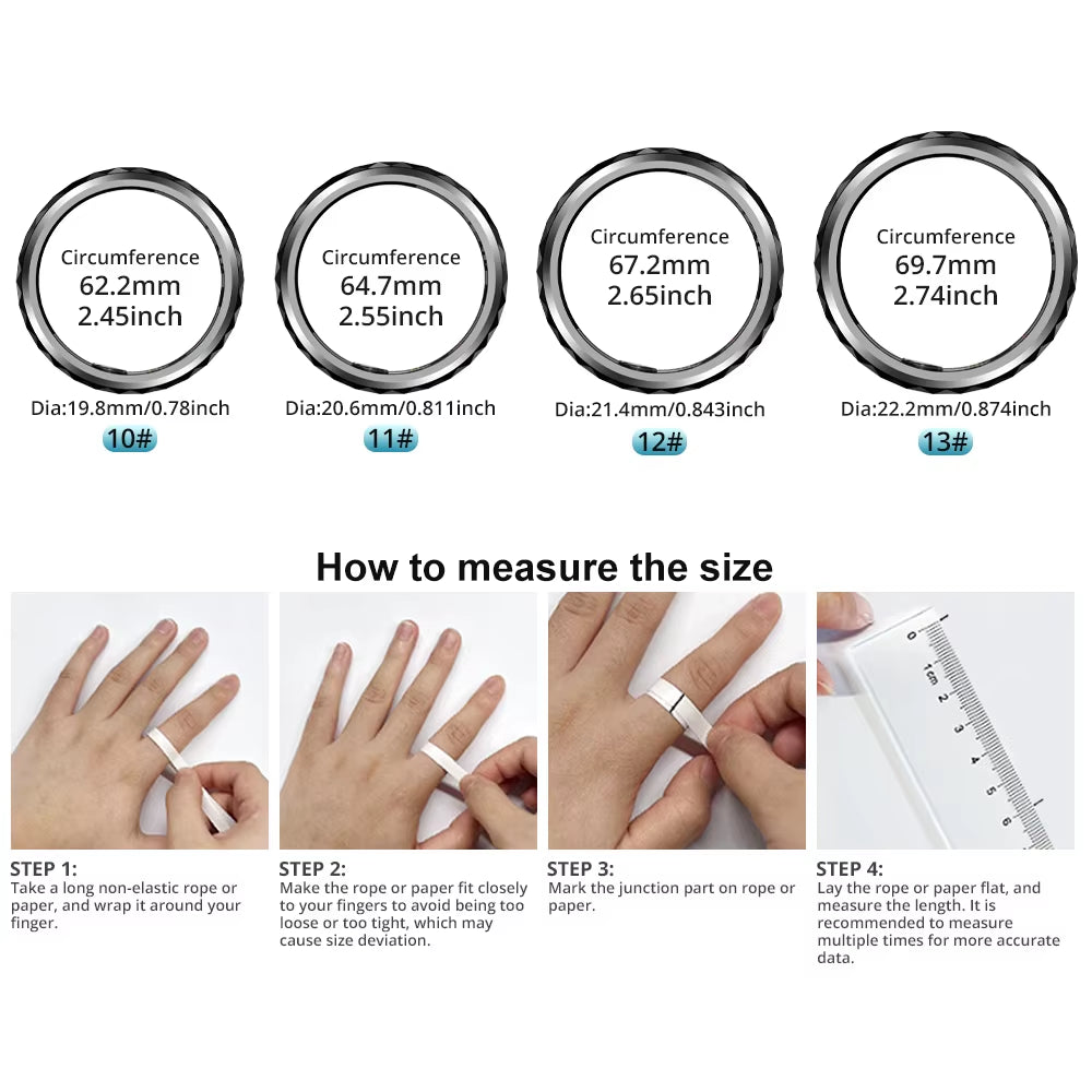 2024  R11 Smart Ring, Fidget Spinner Anxiety Relieve Ring with Charging Case for Men, Health Sleep Monitor, 5ATM Waterproof