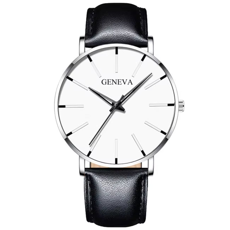 Reloj Hombre 2023 Watch Men Minimalist Ultra Thin Watches Men'S Fashion Stainless Steel Mesh Belt Quartz Watch Relogio Masculino