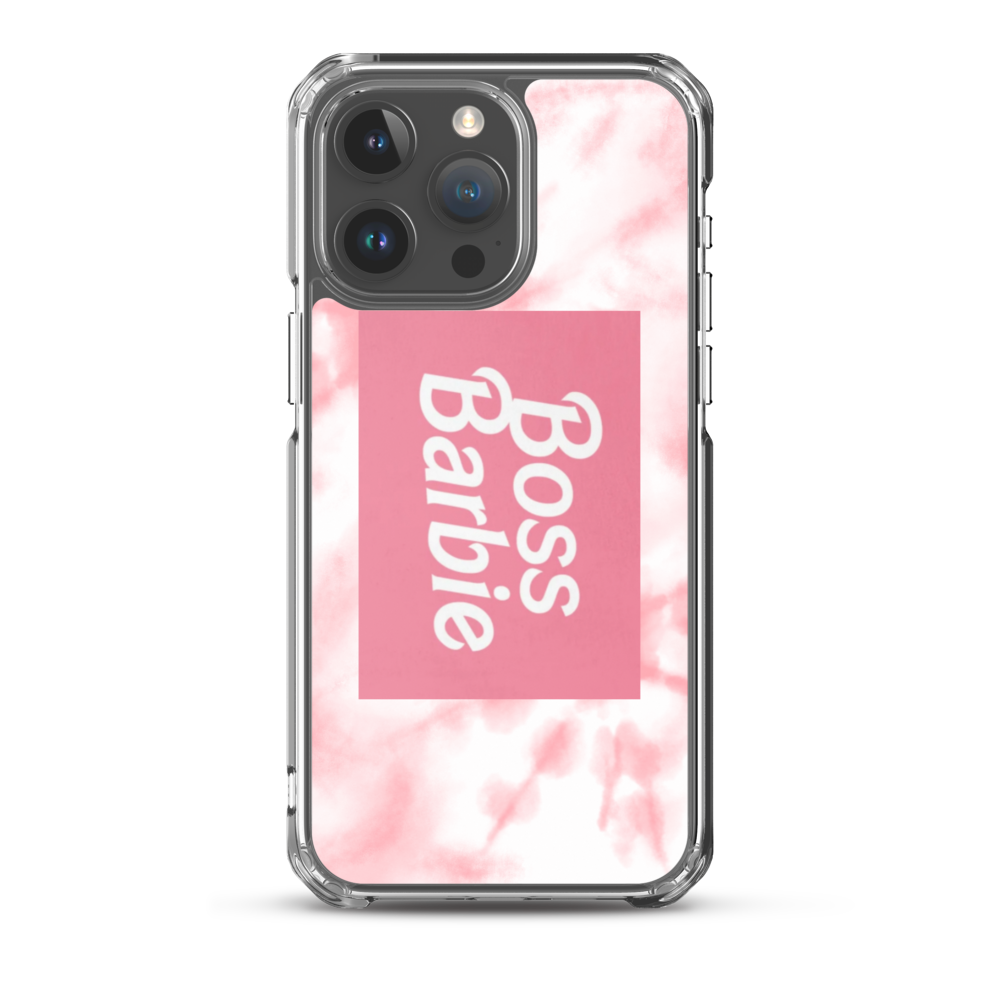 boss barbie pink Clear Case for iPhone®
