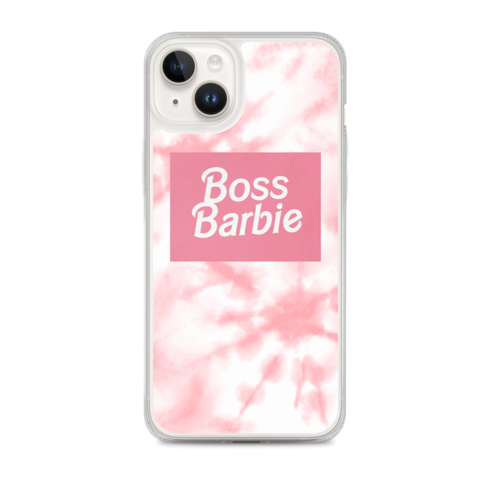pink boss barbie Clear Case for iPhone®